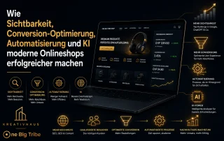 wie sichtbarkeit, conversion optimierung, automatisierung und ki moderne onlineshops erfolgreicher machen